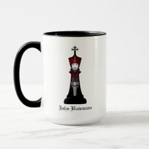 Svarta Kung / Personlig namn Mugg