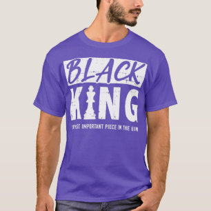 Svarta kung viktiga biet för stolt afrikan och ett t shirt