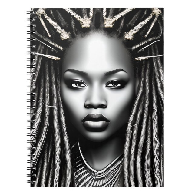 Svarta kvinnor, afrikansk melanin sista drottning anteckningsbok (Framsidan)