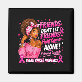 Svarta Kvinnor Afrikanska Rosa Bröstcancer Medvete Magnet