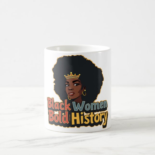 Svarta kvinnor, feta historier kaffemugg (Center)