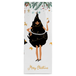 Svarta kvinnor i Svarta Julgran i Party