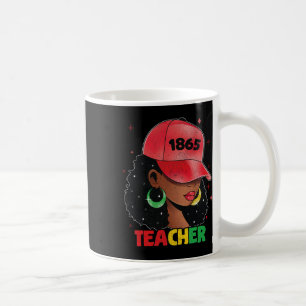 Svarta Kvinnor Lärare Afro Melanin Svarta Historie Kaffemugg