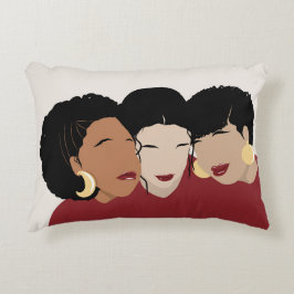 Svarta kvinnor, syster Friends Prydnadskudde
