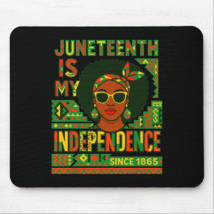 Svarta Kvinnor Tröja Juneteenth Är Min Oberoende S Musmatta