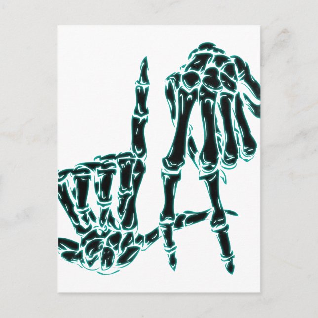 svarta la vykort (Framsida)