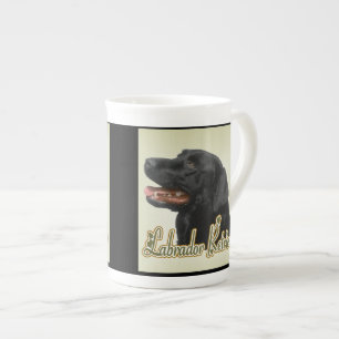 Svarta Labrador Retriever Konstpresenter Benporslin Mugg