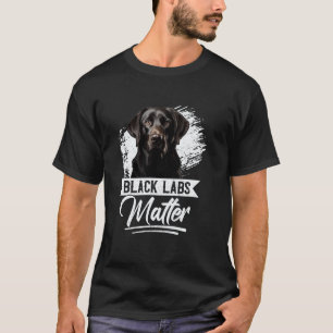 Svarta Labs spelar roll Rolig Labrador Retriever H T Shirt