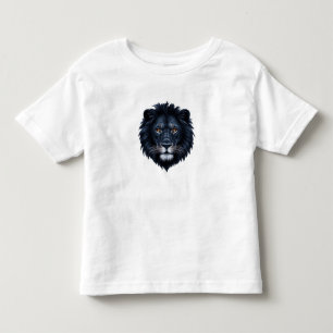 Svarta Lejona Ansikte T Shirt