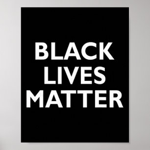 Svarta liv är problemet Blm mänskliga rättigheter Poster