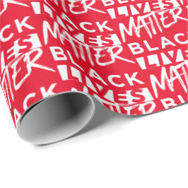 Svarta liv är viktigt för jul presentpapper