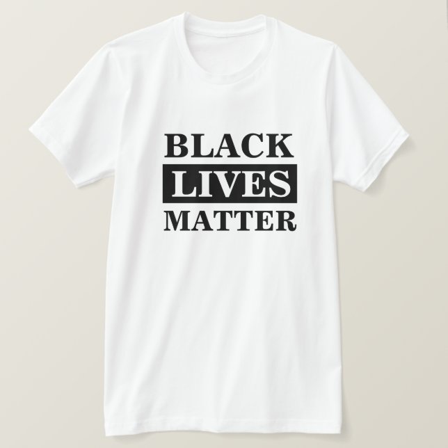 Svarta liv betyder något t shirt (Design framsida)