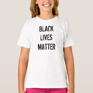 Svarta liv betyder något Vit T-Shirt Barn