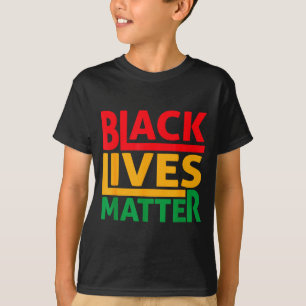 Svarta liv Blm mänskliga rättigheter Svarta histor T Shirt