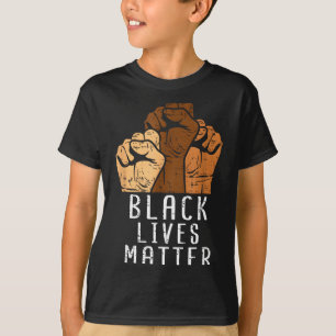 Svarta liv Blm mänskliga rättigheter svarta histor T Shirt