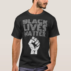 Svarta liv Blm mänskliga rättigheter svarta histor T Shirt