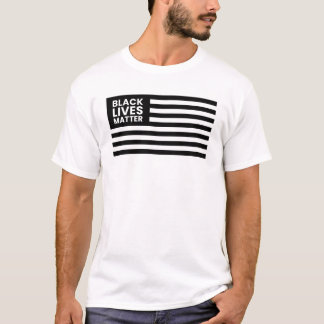 Svarta liv har betydelse för T-Shirt med USA flagg