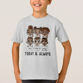 Svarta liv har betydelse idag och alltid t shirt