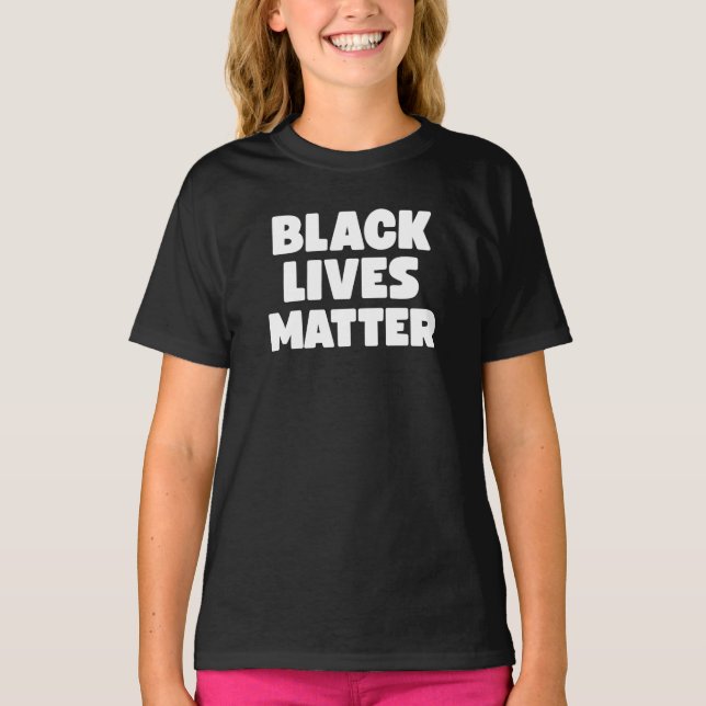 SVARTA LIV HAR BETYDELSE T SHIRT (Framsida)