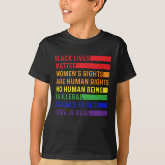 Svarta liv Höger för kvinnor är mänskliga Höger T Shirt