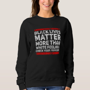 Svarta liv känslor Afroamerikansk svart historia T Shirt