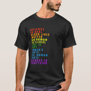 Svarta liv matchar mänskliga Höger BLM T Shirt