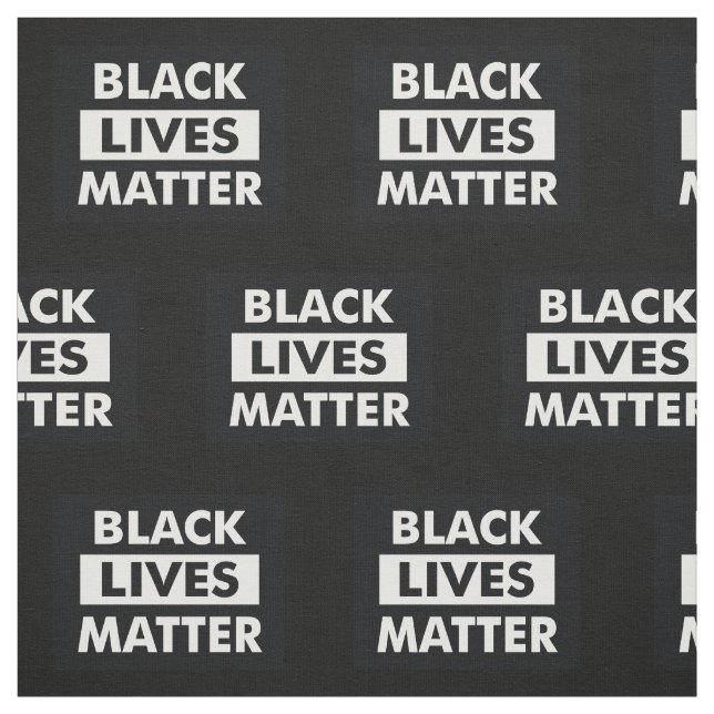 Svarta liv Matter Fabric Tyg (Provkarta)