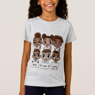 Svarta liv Matter Flicks T-shirt