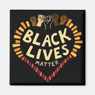 Svarta liv Matter Magnet ~ mörk