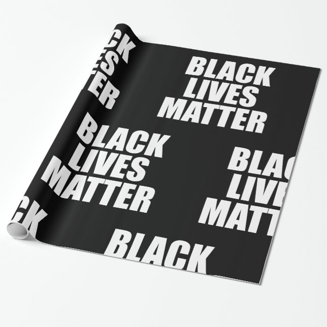 Svarta liv räknas presentpapper (Utrullad)