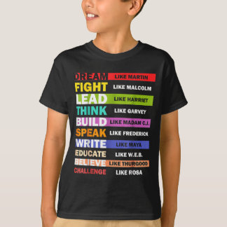 Svarta liv Svarta ledare Svarta historiemånaden  T Shirt
