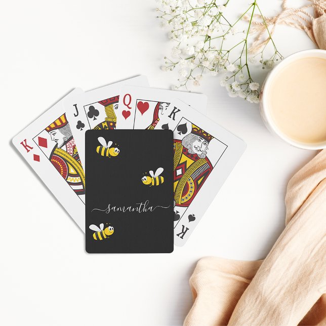 Svarta lycklig humla, sommartid roligt humor namn casinokort (Skapare uppladdad)