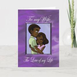 Svarta Make och frun Kort