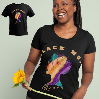 Svarta Mamma Sten Mors dag T Shirt