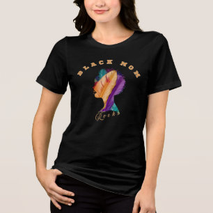 Svarta Mamma Sten Mors dag T Shirt