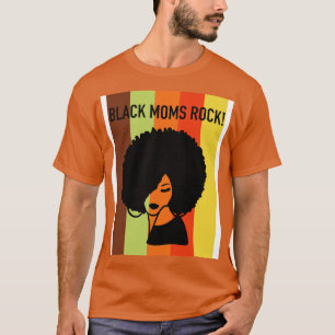 Svarta Mammor Sten Mors dag T Shirt