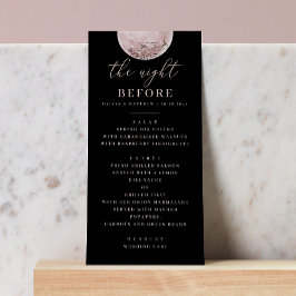 Svarta Måne Rehearsal Middag | Natten före Meny