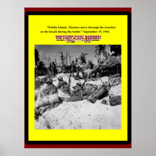 SVARTA MARINER I TRENCHES 1944 POSTER