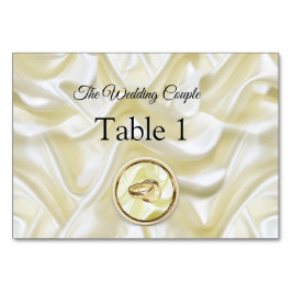 Svarta med Guld vid Silke struktur Bordsnummer