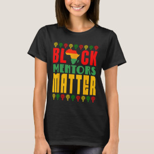Svarta mentorer problem svarta historiemånaden för t shirt