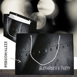 Svarta metall loft-stil manns party