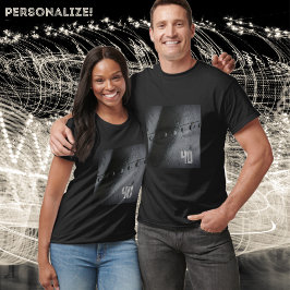 Svarta metall-minimalistmannen party t shirt