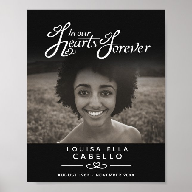 Svarta minnesmärken för alltid poster (Framsidan)