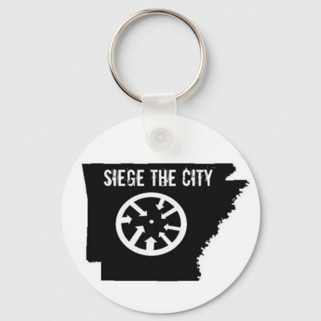 Svarta nyckelkedjor nyckelring (Framsida)