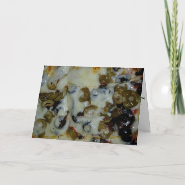 "Svarta och Grönt" - Skaffa brunstkort Kort (Framsida)