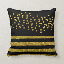 Svarta och Guld abstrakt Modern Rand polka dots 