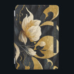 Svarta och Guld Elegant-Blommigt | Monogram iPad Mini Skydd<br><div class="desc">Utformningen har en överskuggande japansk blommigt i svart och guld, med ditt namn eller ditt val av anpassning. Trendigets monogrammatiska utformning. Utformningen är anpassade och kan justeras efter din syn! En underbar presentidé för alla tillfälle. Lägg till anpassningsbarnas ordalydelse till den här designen genom att använda rutorna "Redigera den här...</div>