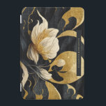 Svarta och Guld Elegant-Blommigt | Monogram iPad Mini Skydd<br><div class="desc">Utformningen har en överskuggande japansk blommigt i svart och guld, med ditt namn eller ditt val av anpassning. Trendigets monogrammatiska utformning. Utformningen är anpassade och kan justeras efter din syn! En underbar presentidé för alla tillfälle. Lägg till anpassningsbarnas ordalydelse till den här designen genom att använda rutorna "Redigera den här...</div>