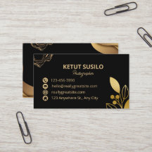 Svarta och Guld Elegant