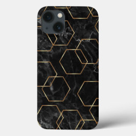 Svarta och Guld Fodral-Mate iphone case